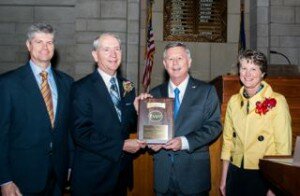 Tom McKnight recently was named the Nebraska Family Physician of the Year at the Nebraska State Capitol